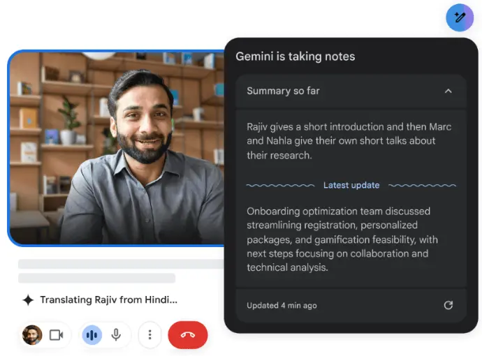 Google Meet Gemini Features