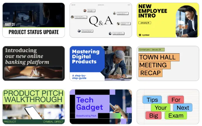 Google Vids Templates